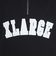 エクストララージ（XLARGE）ARCH ロゴ ハーフジップスウェット 101244012008-BLACK