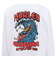 ハーレー（HURLEY）ボーイズ オーバーサイズド ビッグ ウェイブ ロングスリーブ Tシャツ BCLS242002-WHT