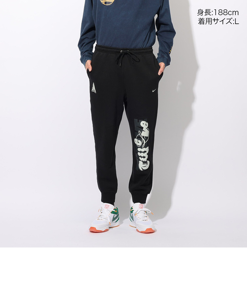 【新品未開封品】ナイキ　ジャモラント　バスケットボールパンツ　白　スウェット　L ナイキ（NIKE）バスケットボールウェア ジャ クラブ バスケットボール