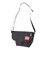 マンハッタンポーテージ（ManhattanPortage）ナイロン メッセンジャーバッグ フラップ ジッパーポケット MP1603FZP BLACK