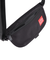 マンハッタンポーテージ（ManhattanPortage）ナイロン メッセンジャーバッグ フラップ ジッパーポケット MP1603FZP BLACK
