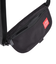 マンハッタンポーテージ（ManhattanPortage）ナイロン メッセンジャーバッグ フラップ ジッパーポケット MP1603FZP BLACK