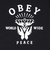 オベイ（OBEY）LOTUS WITH HANDS フード スウェット 112843974BLK