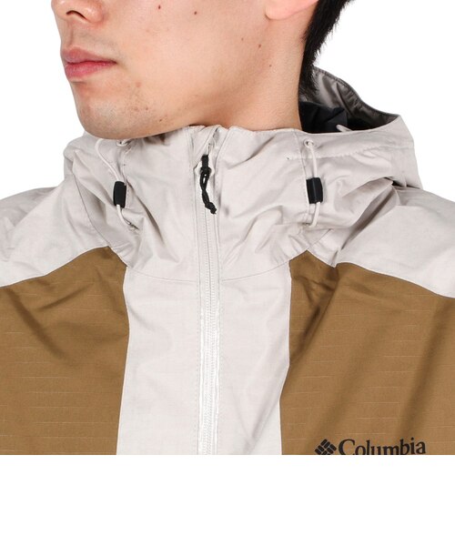 【未使用】コロンビア POINT PARK II INSULATED ジャケット L ベージュ WE1630 COLUMBIA スノーボードジャケット オムニヒート オムニテック コロンビア（Columbia）（メンズ）POINT PARK II INSULATED ジャケット