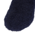 ルームソックス WARM HOME クルー丈 モヘヤ風 3FR06W BLU ネイビー 25?