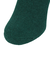 ルームソックス WARM HOME 刺繍 ショート丈 3FR03W GRN ダークグリーン 25cm