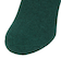 ルームソックス WARM HOME 刺繍 ショート丈 3FR03W GRN ダークグリーン 25cm