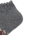 ルームソックス WARM HOME ショート丈 3FR01W GRYk グレー 25cm