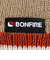 ボンファイア（Bonfire）帽子 カフ ニット ボーダー 60BNF4FDW2351 BEG