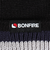 ボンファイア（Bonfire）帽子 カフ ニット ボーダー 60BNF4FDW2351 BLK