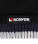 ボンファイア（Bonfire）帽子 カフ ニット ボーダー 60BNF4FDW2351 BLK