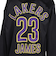 エヌビーエー（NBA）バスケットボールウェア 長袖Tシャツ ロサンゼルス レイカーズ PK2B73AAN-LeBron