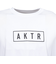 アクター（AKTR）バスケットボールウェア ベーシック ロゴ 長袖Tシャツ 524-005005 WH
