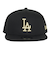 ニューエラ（NEW ERA）キャップ 9FIFTY ロサンゼルス ドジャース ブラック×ゴールド 14524964 帽子 57.7cm-61.5cm