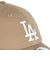 ニューエラ（NEW ERA）キャップ 9TWENTY ロサンゼルス ドジャース ウォッシュドコットン カーキ×ホワイト 14525135 帽子 Mサイズ
