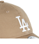 ニューエラ（NEW ERA）キャップ 9TWENTY ロサンゼルス ドジャース ウォッシュドコットン カーキ×ホワイト 14525135 帽子 Mサイズ