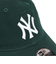 ニューエラ（NEW ERA）帽子 9TWENTY ニューヨーク ヤンキース ウォッシュドコットン ダークグリーン×ホワイト 14525118
