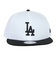 ニューエラ（NEW ERA）キャップ 9FIFTY ロサンゼルス ドジャース ホワイト×ブラック ブラックバイザー 14524960 帽子 57.7cm-61…