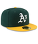 ニューエラ（NEW ERA）キャップ 59FIFTY MLB オンフィールド オークランド アスレチックス ホーム 14524863 緑