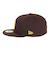 ニューエラ（NEW ERA）キャップ 59FIFTY MLB オンフィールド サンディエゴ パドレス ゲーム 14524854 茶色