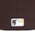 ニューエラ（NEW ERA）キャップ 59FIFTY MLB オンフィールド サンディエゴ パドレス ゲーム 14524854 茶色
