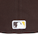 ニューエラ（NEW ERA）キャップ 59FIFTY MLB オンフィールド サンディエゴ パドレス ゲーム 14524854 茶色
