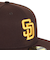 ニューエラ（NEW ERA）キャップ 59FIFTY MLB オンフィールド サンディエゴ パドレス ゲーム 14524854 茶色