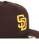 ニューエラ（NEW ERA）キャップ 59FIFTY MLB オンフィールド サンディエゴ パドレス ゲーム 14524854 茶色
