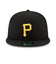ニューエラ（NEW ERA）キャップ 59FIFTY MLB オンフィールド ピッツバーグ パイレーツ ゲーム 14524856 黒
