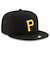 ニューエラ（NEW ERA）キャップ 59FIFTY MLB オンフィールド ピッツバーグ パイレーツ ゲーム 14524856 黒