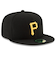 ニューエラ（NEW ERA）キャップ 59FIFTY MLB オンフィールド ピッツバーグ パイレーツ ゲーム 14524856 黒