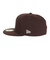 ニューエラ（NEW ERA）キャップ 59FIFTY MLB オンフィールド サンディエゴ パドレス オルタネイト バーントウッド 14524855 茶色