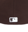 ニューエラ（NEW ERA）キャップ 59FIFTY MLB オンフィールド サンディエゴ パドレス オルタネイト バーントウッド 14524855 茶色