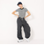 ハーレー（HURLEY）リブ ニット 半袖Tシャツ WSS2320004-BKWH