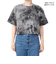ハーレー（HURLEY）ARC ロゴ CROP 半袖Tシャツ WSS2421021-BLKT