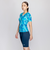 ナイキ（NIKE）フィットネス水着 レディース 水泳 総柄ジップ付き半袖セパレーツ 2993131-010