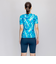 ナイキ（NIKE）フィットネス水着 レディース 水泳 総柄ジップ付き半袖セパレーツ 2993131-010