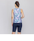 ナイキ（NIKE）フィットネス水着 レディース 水泳 総柄ジップ付き袖なしセパレーツ 2993130-018