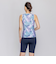 ナイキ（NIKE）フィットネス水着 レディース 水泳 総柄ジップ付き袖なしセパレーツ 2993130-018