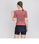 ナイキ（NIKE）フィットネス水着 レディース 水泳 ジップ付き半袖 2in1 スカートショーツセパレーツ 2993126-014