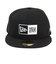 ニューエラ（NEW ERA）キャップ 59FIFTY ボックスロゴ ブラック×ホワイト 14525230 帽子 57.7cm-59.6cm