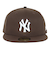 ニューエラ（NEW ERA）キャップ 59FIFTY ニューヨーク・ヤンキース ブラウン×ホワイト 14525207 帽子 57.7cm-59.6cm