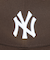 ニューエラ（NEW ERA）キャップ 59FIFTY ニューヨーク・ヤンキース ブラウン×ホワイト 14525207 帽子 57.7cm-59.6cm