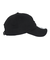 ニューエラ（NEW ERA）帽子 キャップ 9TWENTY スクリプトロゴ ウォッシュドコットン ブラック×ホワイト 14525129 57cm-61cm 黒