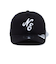 ニューエラ（NEW ERA）帽子 キャップ 9FIFTY ストレッチスナップ クラシックロゴ ブラック×ホワイト 14524918 57cm-61cm