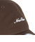 ニューエラ（NEW ERA）帽子 キャップ 9TWENTY スクリプトロゴ ウォッシュドコットン ウォルナット×ホワイト 14525125 57cm-61cm