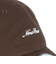 ニューエラ（NEW ERA）帽子 キャップ 9TWENTY スクリプトロゴ ウォッシュドコットン ウォルナット×ホワイト 14525125 57cm-61cm