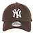 ニューエラ（NEW ERA）帽子 キャップ 9TWENTY ニューヨーク・ヤンキース ウォッシュドコットン 14525121 57cm-61cm ブラウン