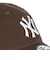 ニューエラ（NEW ERA）帽子 キャップ 9TWENTY ニューヨーク・ヤンキース ウォッシュドコットン 14525121 57cm-61cm ブラウン