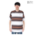 ハーレー（HURLEY）オーバーサイズド ボーダー 半袖Tシャツ MSS2411019-BRW